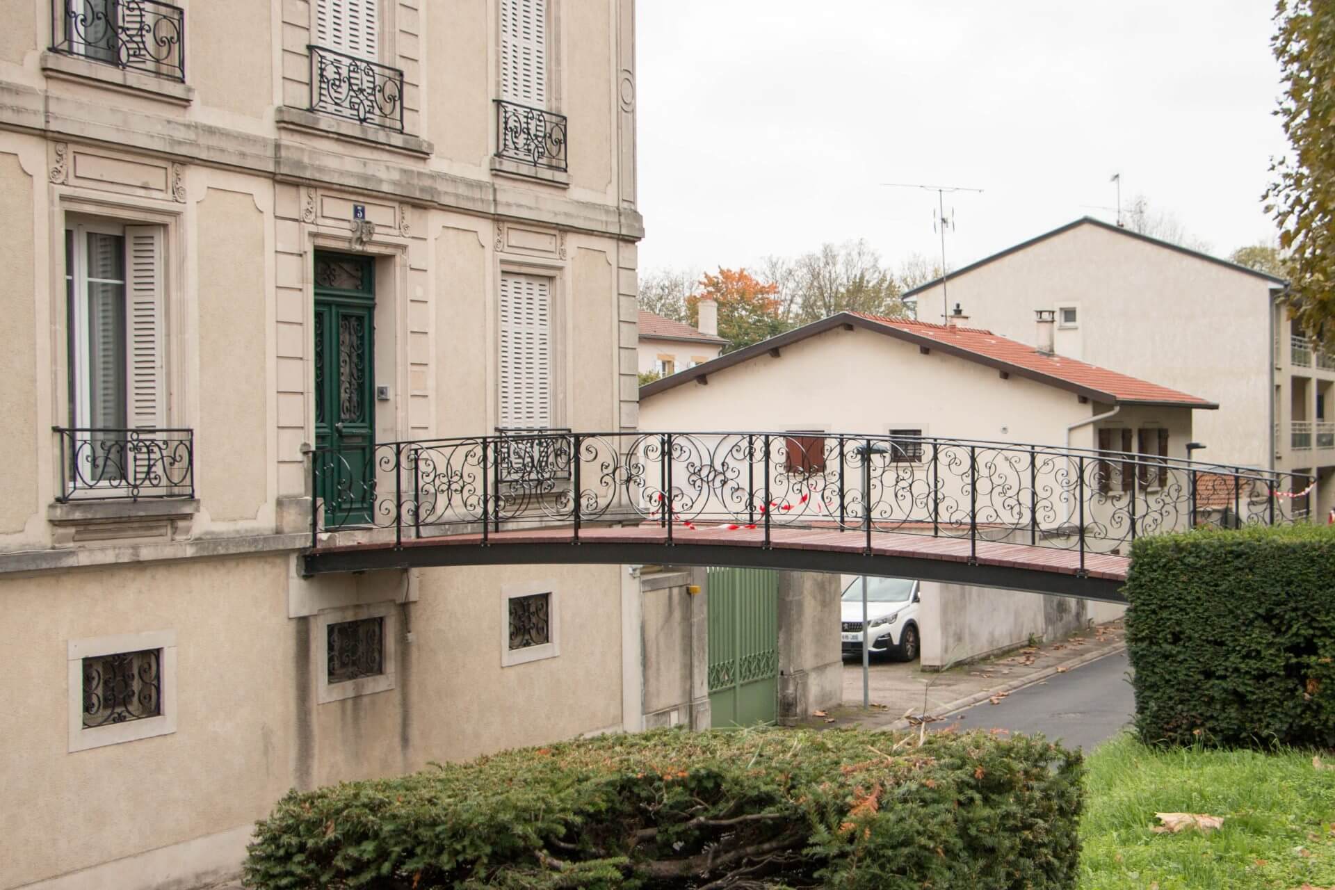 passerelle métal nancy